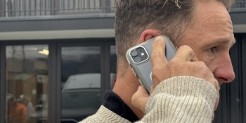 Marcus Warren outside Veolia