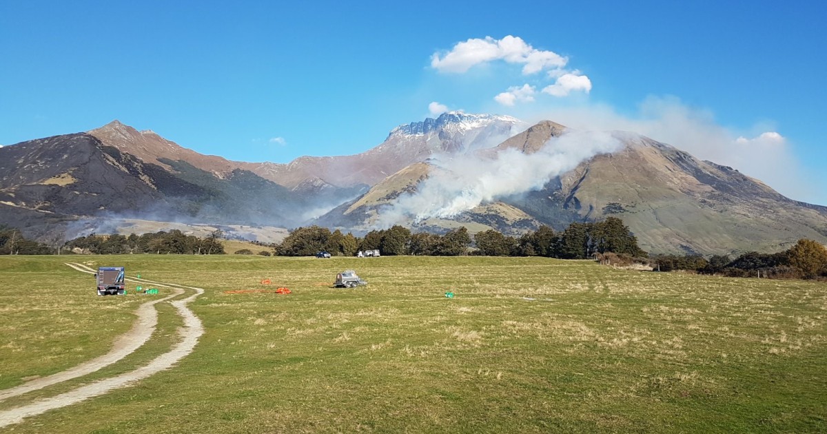 Firefighters dampen Mt Crichton hotspots, watch wind forecast Crux