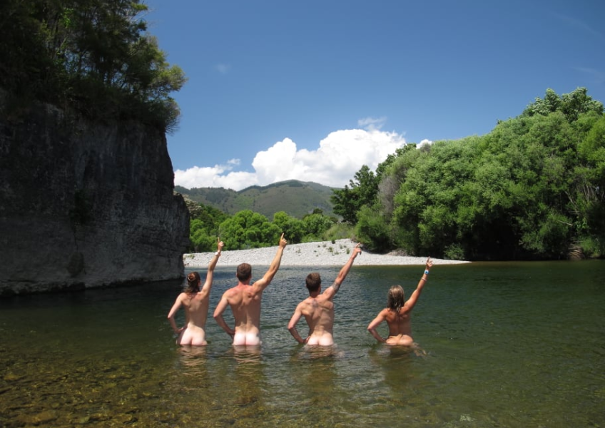 Get your kit off: this skinny-dipper is writing a NZ guidebook and is  looking for models