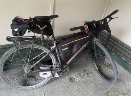 Abandoned Ohau bike RNZ