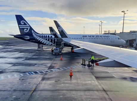 Air NZ christchurch airport