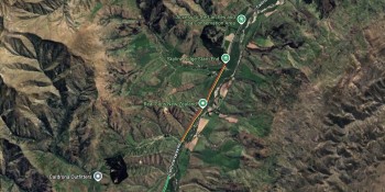 Cardrona Valley Road map
