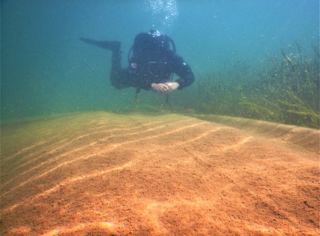 Divers will install around 4.5 hectares of hessian mats in Lake Wanaka. Photo credit NIWA .JPG