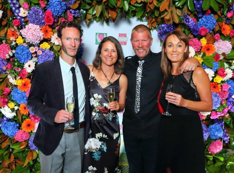 Karl Coombes Jen Parr Craig Carter Bronwyn Carter at the Royal Easter Show Wine Awards