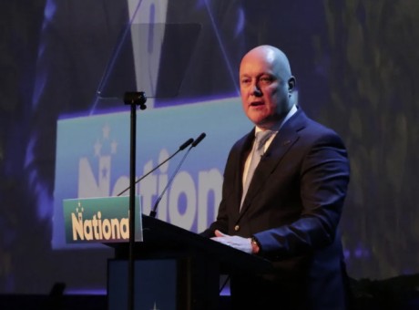Luxon 2025 Nat conference RNZ