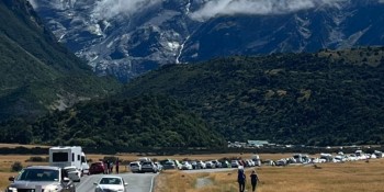 Mount Cook parking RNZ