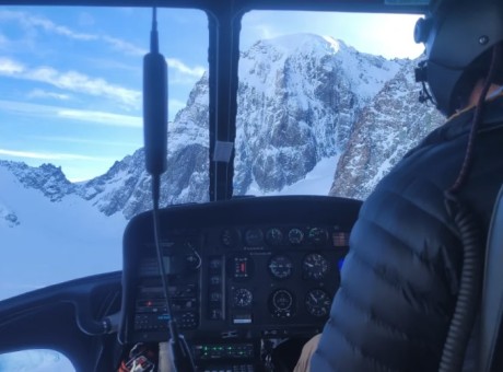 Mt Cook resuce chopper interior DOC