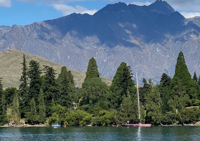 NZL14 America's Cup yacht quietly rotting on a mooring near Queenstown : r/ sailing