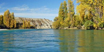 On the Clutha River at Albert Town