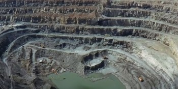 Open pit mine