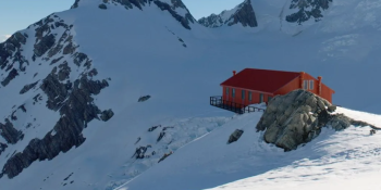 Plateau Hut on AorakiMount Cook. Photo Supplied DoC