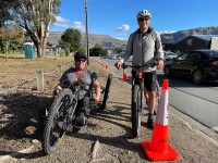 Quentin Smith and Simon Telfer QLDC Anderson Road active transport March 2023