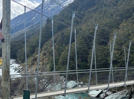 Rob Roy Suspension Bridge supplied DOC