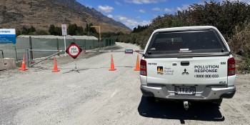 Shotover wastewater treatment spill Jan 15 2024