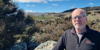 Sustainable Tarras deputy chair Rob van der Mark. Photo RNZ