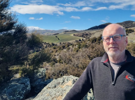 Sustainable Tarras deputy chair Rob van der Mark. Photo RNZ