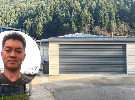 Truong and house Johnson Place
