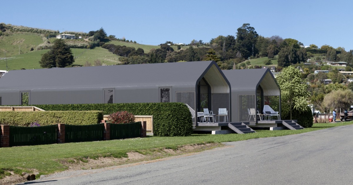 A new house built in just one week by Wanaka company Crux Local