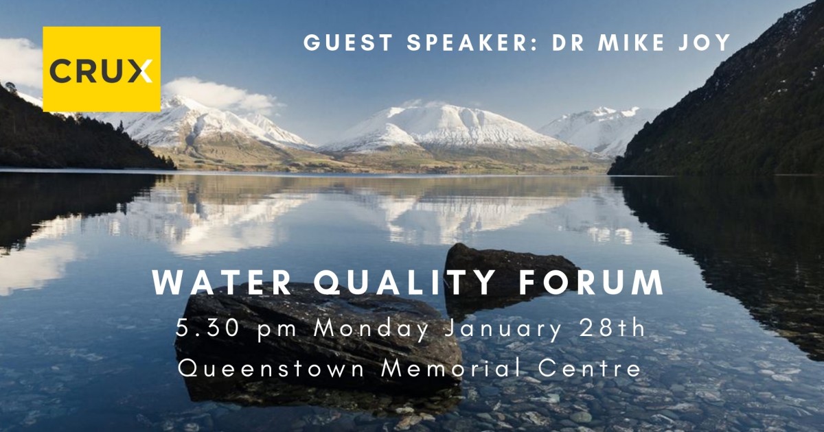 Crux Water Quality Forum Reserve Free Seats Now Crux Local News