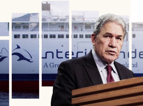Winston Peters ferries RNZ