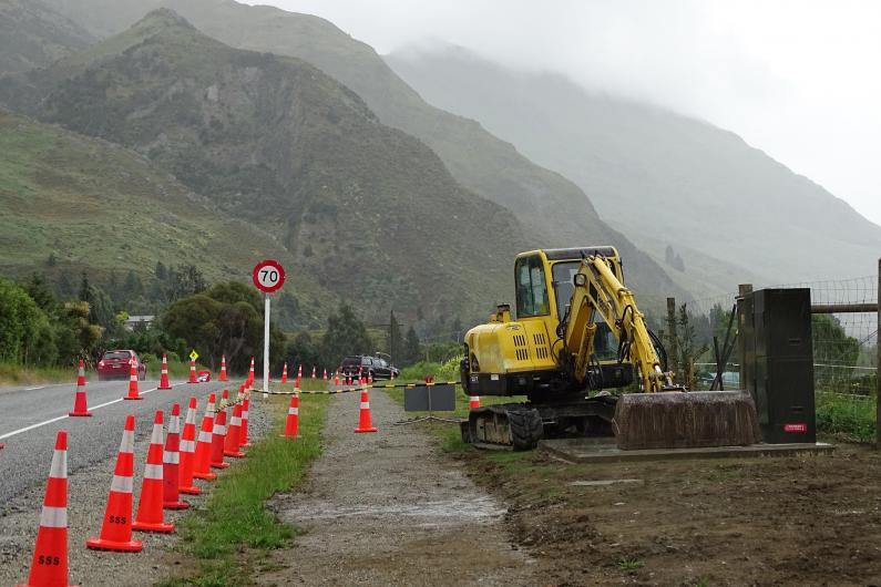 Mt Aspiring Road Spark tower site