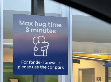 airport hug