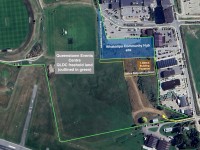 alternative site for council office buildings off Grant Road and Shearers Drive