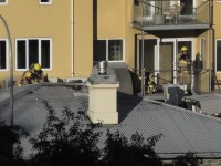 fire roof fire fighters