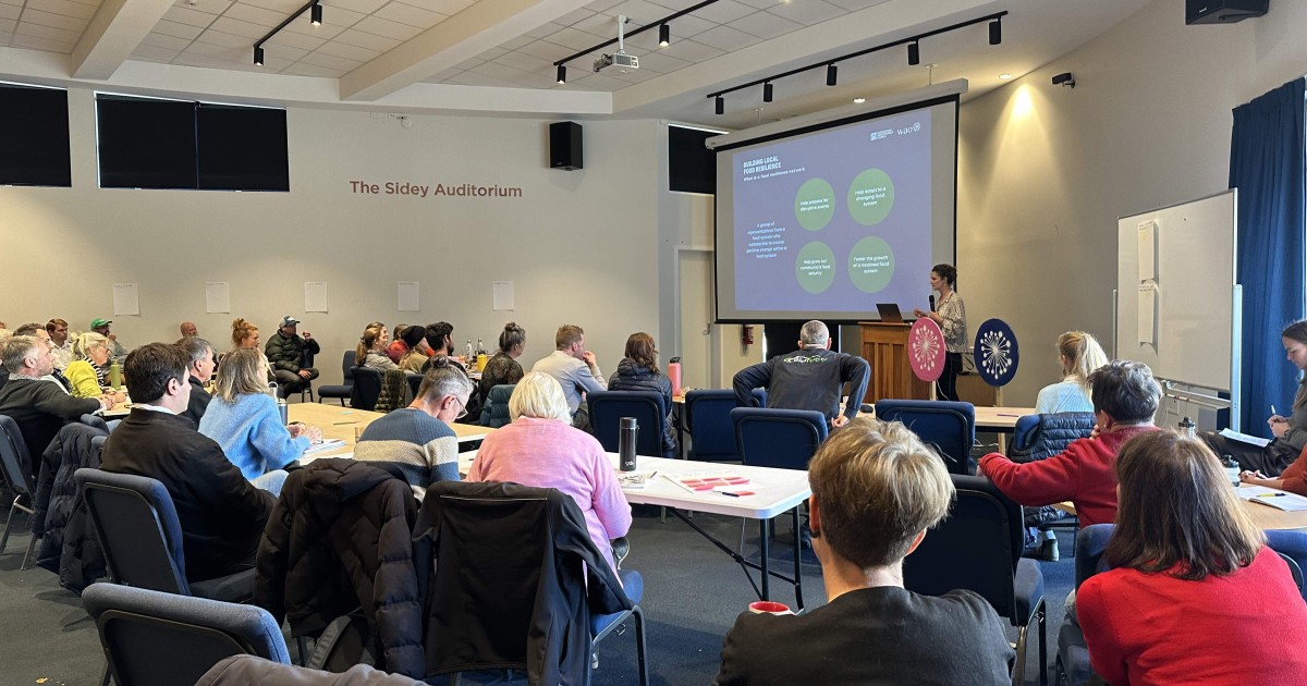 Empty supermarket shelves Planning for feeding ourselves Crux