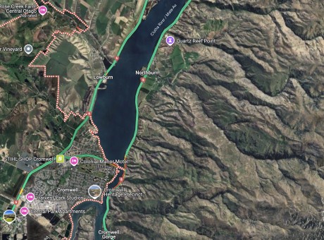 map cromwell northburn 