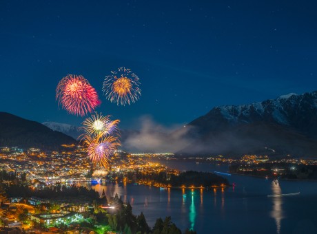 queenstown winter festival fireworks